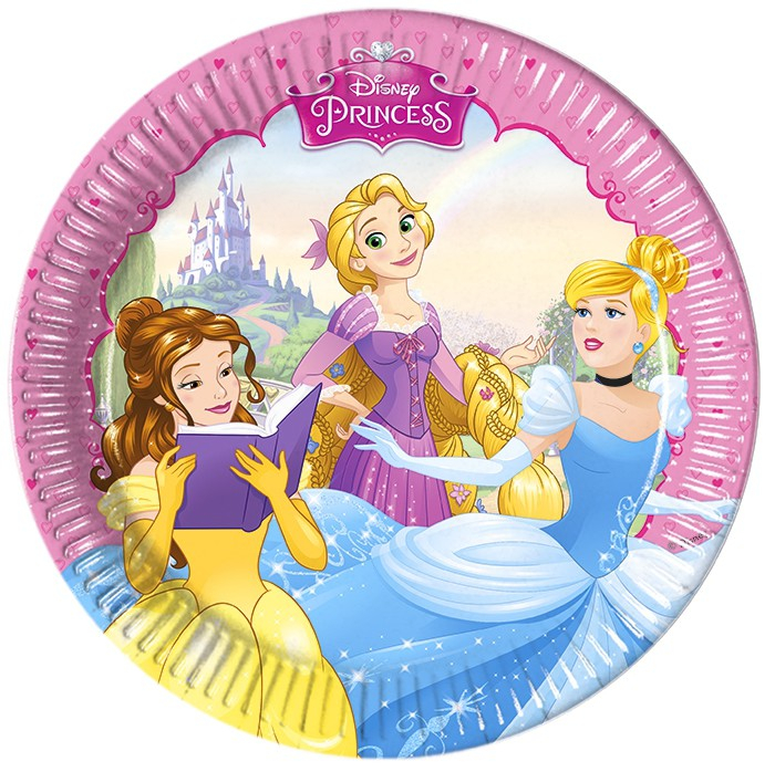 Тарелки одноразовые "Принцессы" / Princess Dreaming