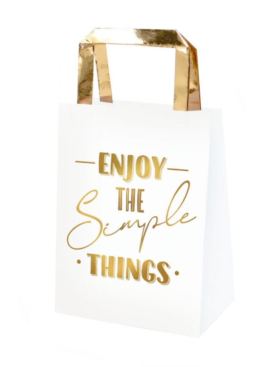 Крафт-пакет подарочный "Simple" с тиснением