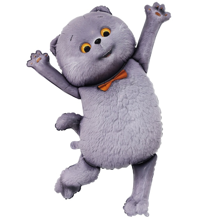 Шар Фигура Кот Басик (в упаковке)