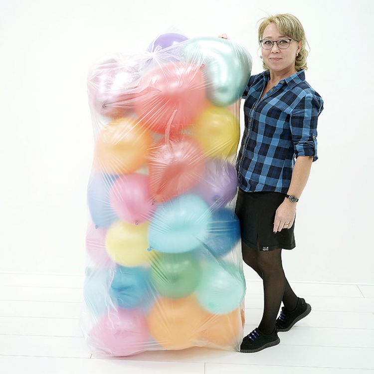 Пакет для транспортировки надутых шаров